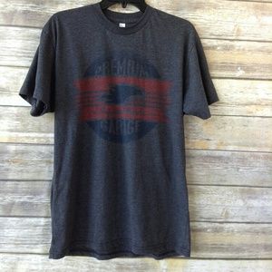 American Apparel  graphic t-shirt Heather grey L